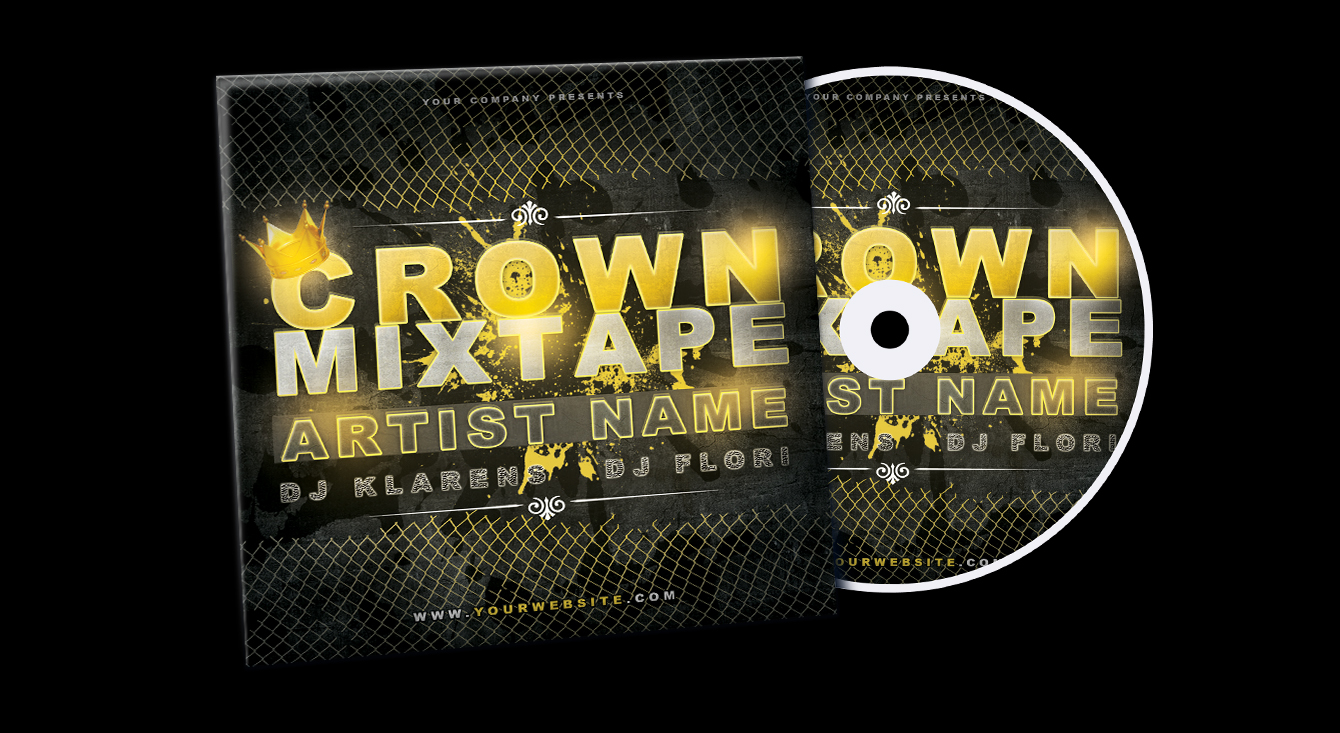 Free Mixtape Cover PSD Templates