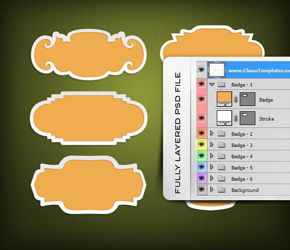 Free Psd Badge Templates