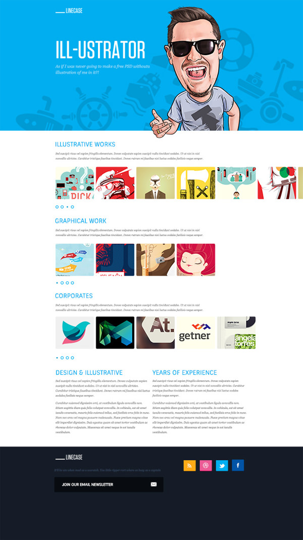 Free PSD Website Template