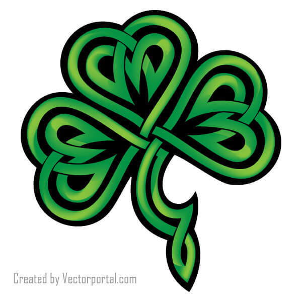 15 Celtic Shamrock Vector Images