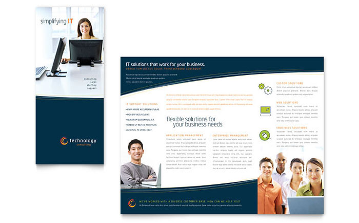 Free Templates Tri-Fold Brochure Examples
