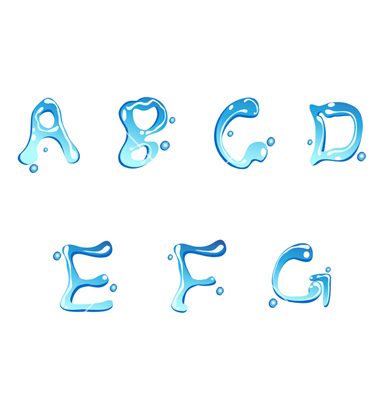 Free Water Fonts