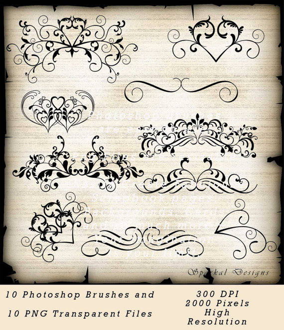 Free Wedding Flourishes Clip Art