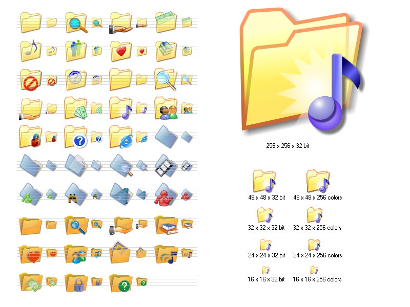 11 Free Folder Icon Sets Images