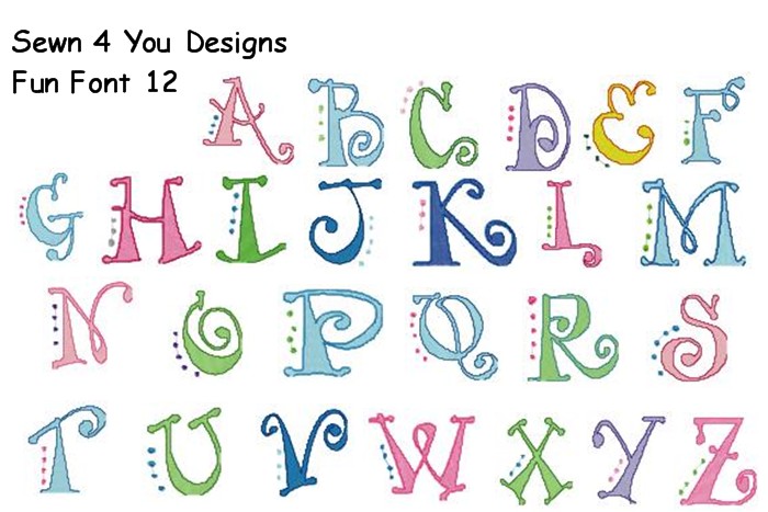 Fun Letter Fonts