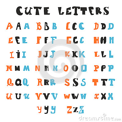 Funny Alphabet Letters