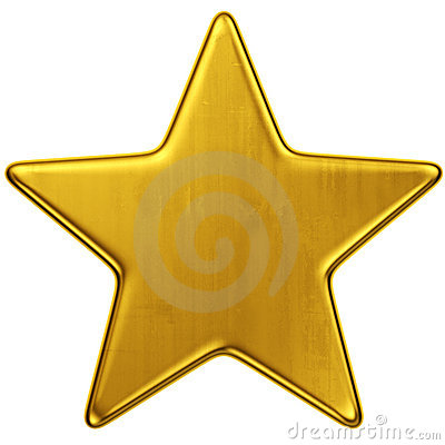 Gold Star Sticker