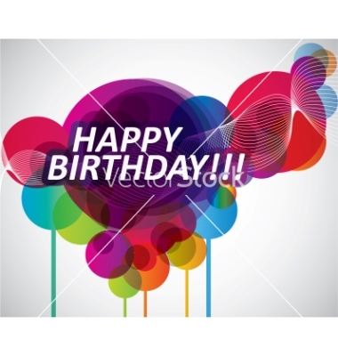 Happy Birthday Banner Colorful