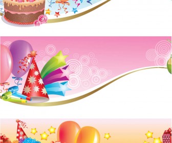 9 Photos of Happy Birthday Banner Vector