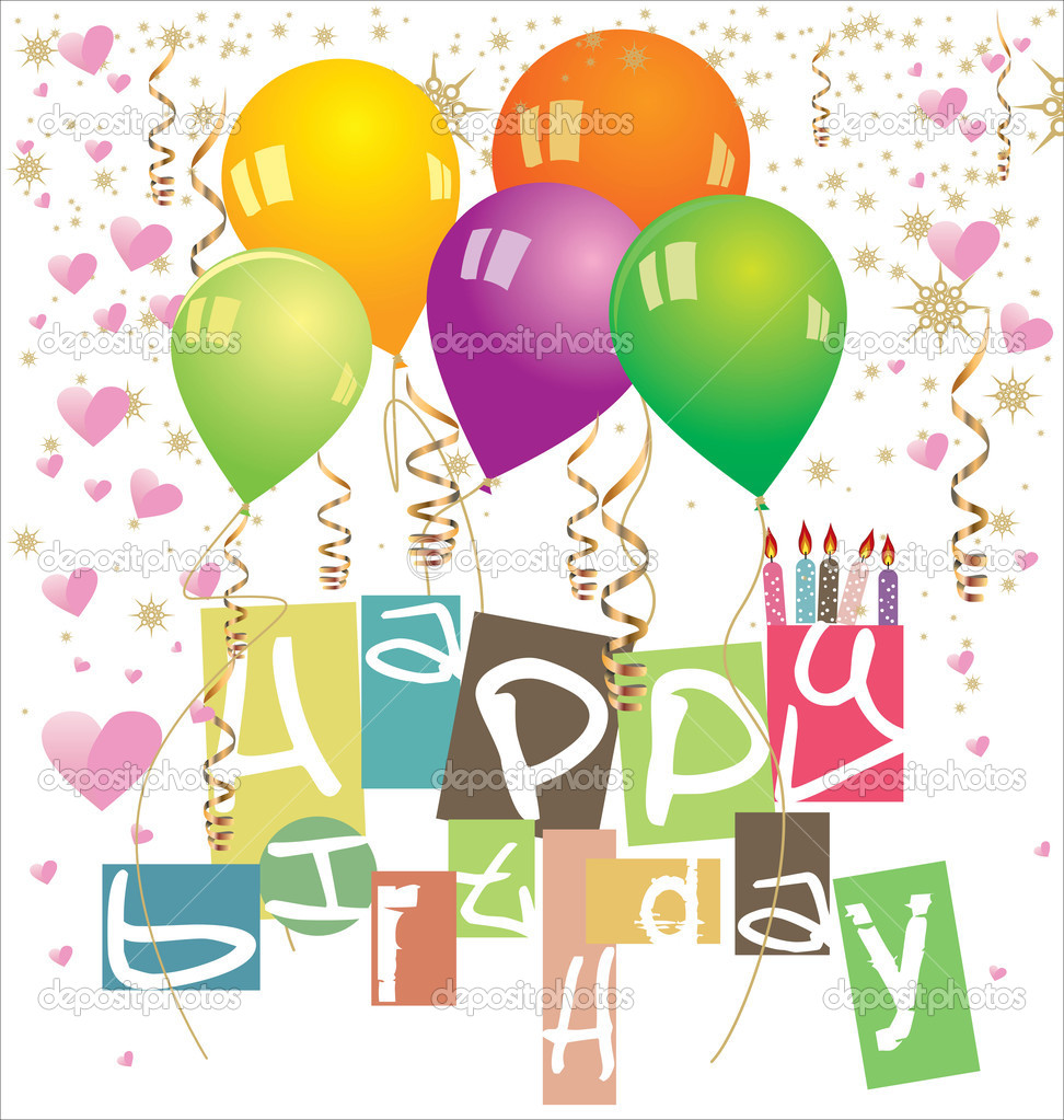 Happy Birthday Card Vector
