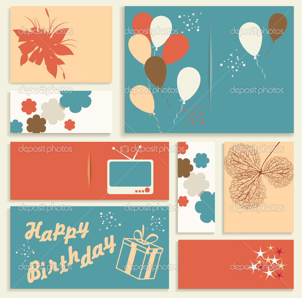 Happy Birthday Card Vector Happy Birthday Card Vector