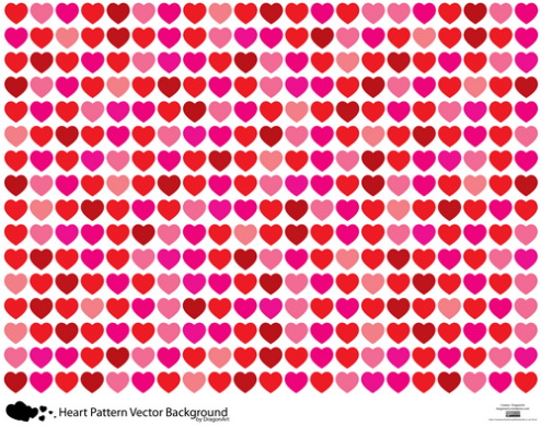 Hearts Vector Pattern