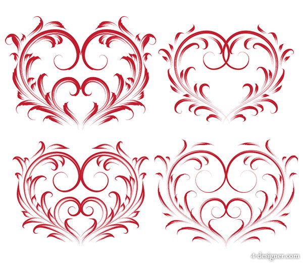 Hearts Vector Pattern