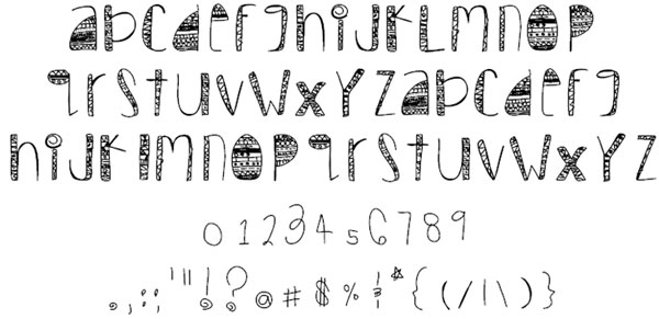 How to Draw Tribal Font