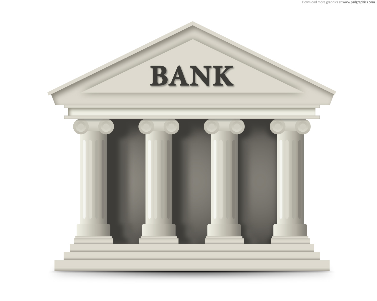 12 Bank Building Icon Images