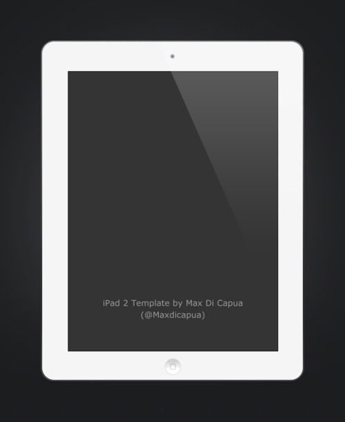 iPad Template PSD