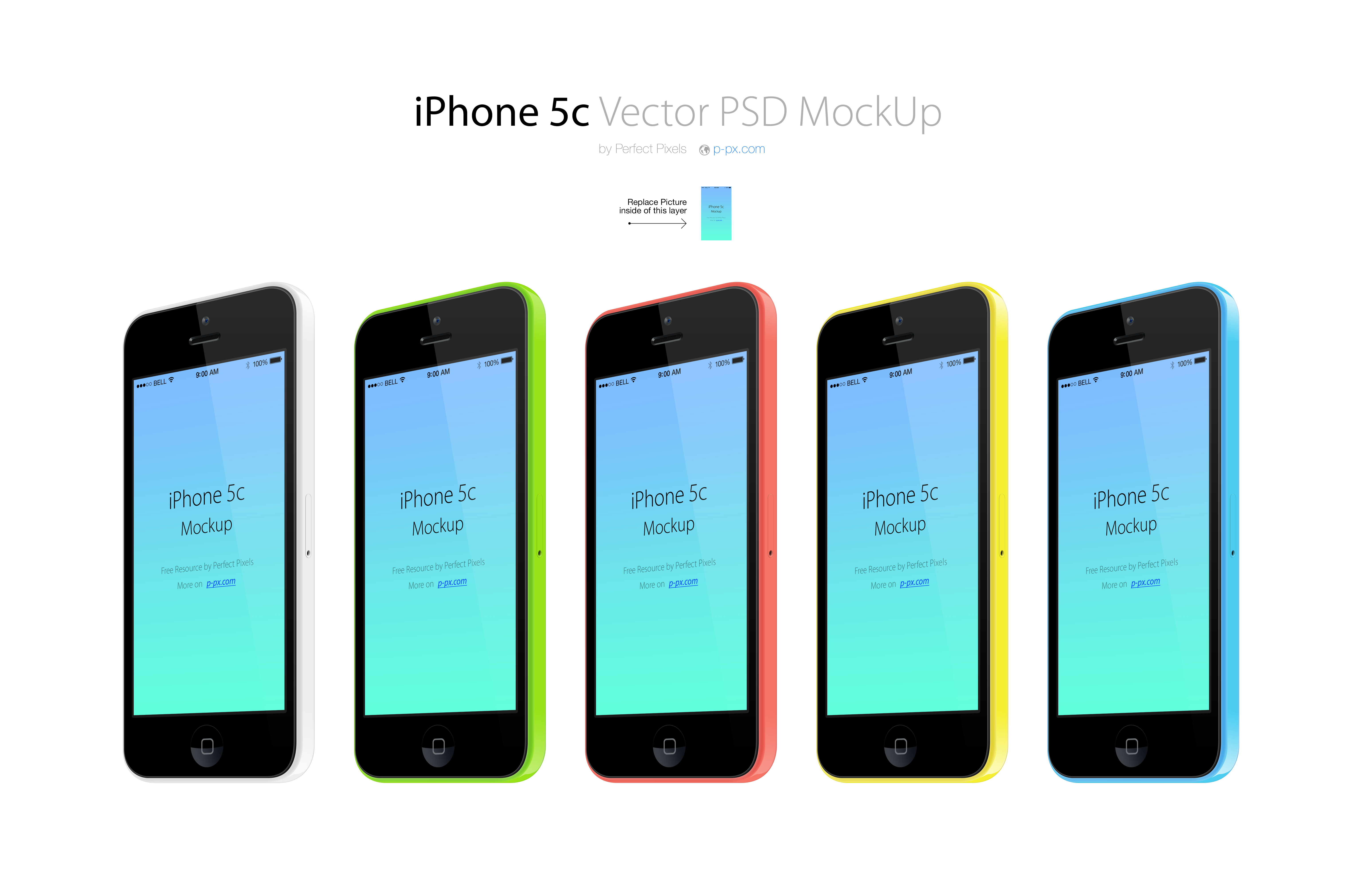 iPhone 5C All Colors