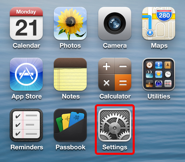 iPhone Settings App Icon