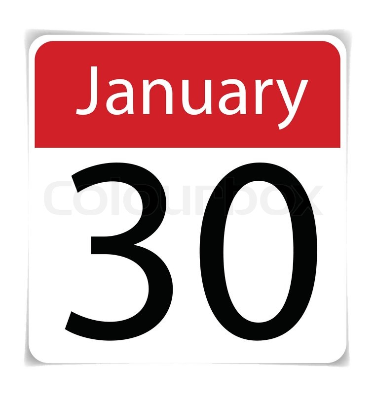January 30th Calendar January 30th Calendar