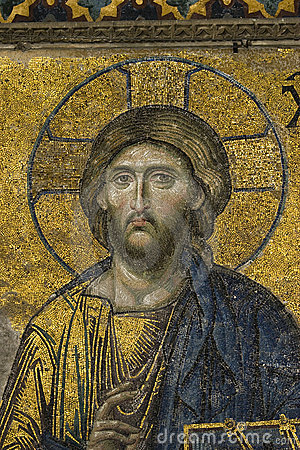 Jesus Christ Mosaic in Hagia Sophia