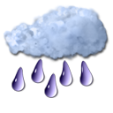 Light Rain Weather Icon