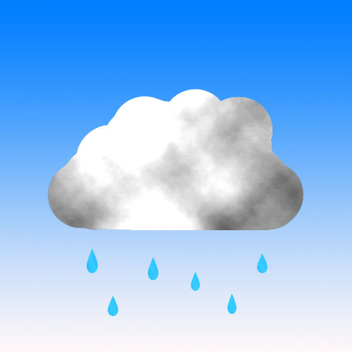 Light Rain Weather Symbol