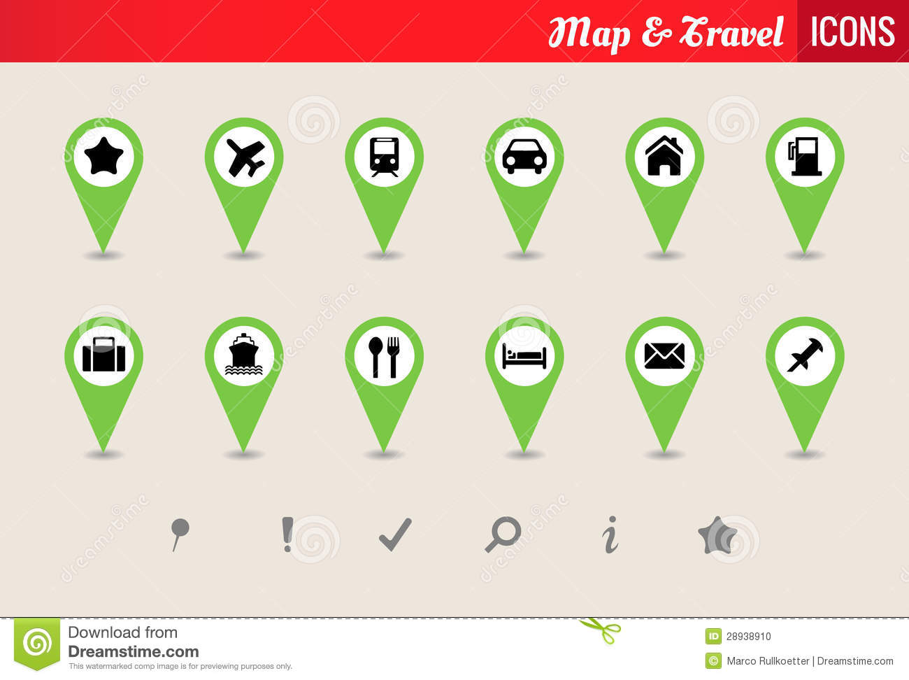 Map Pin Icon Vector