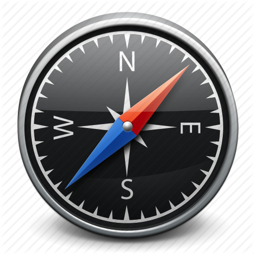 8 Compass Navigation Direction Icon Material Images