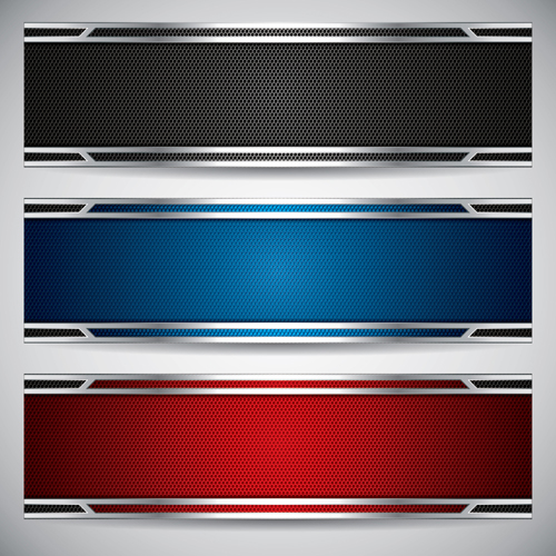 Metal Banner Vector