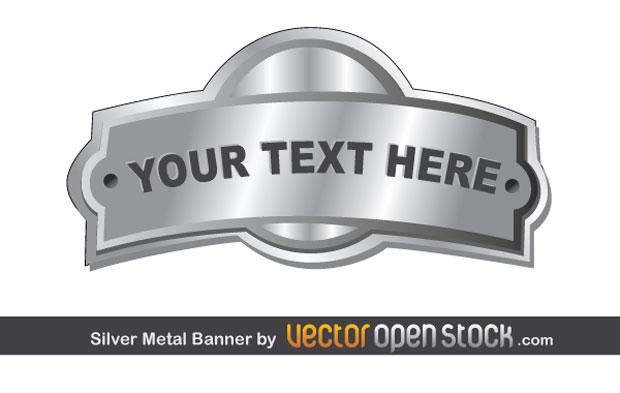 Metal Free Vector Art Banners Metal Free Vector Art Banners