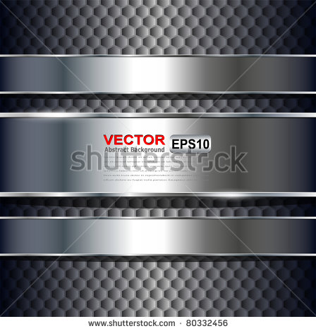 Metallic Silver Background Vector