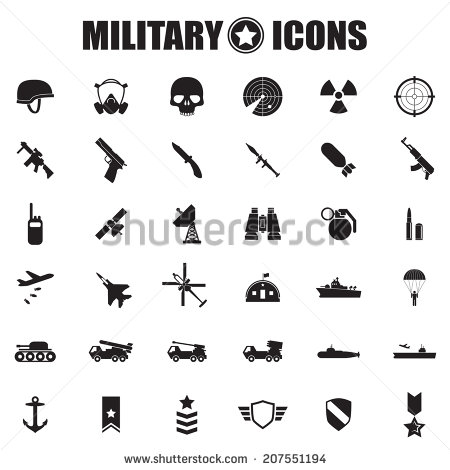 Military Icons and Symbols Military Icons and Symbols
