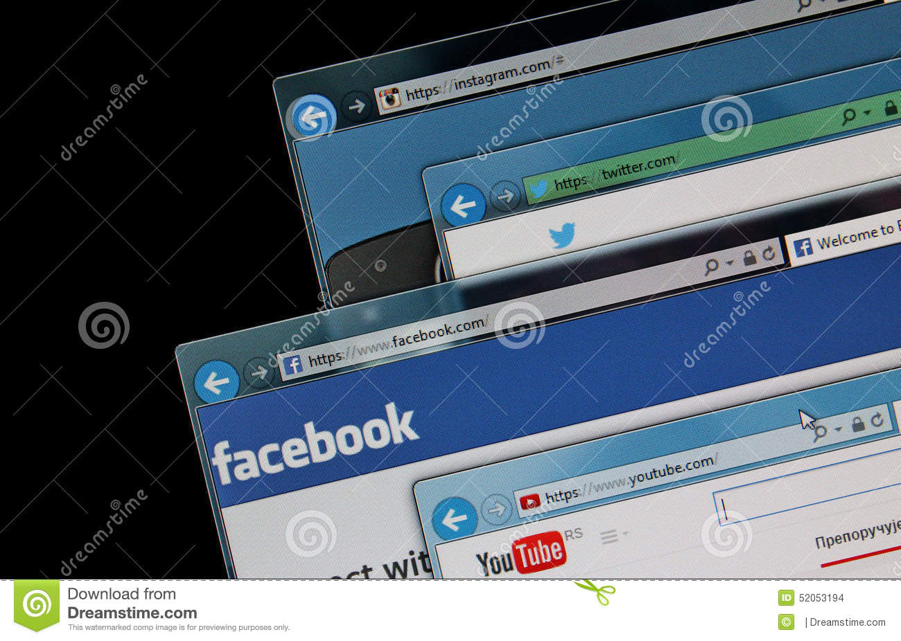 Most Popular Social Media Sites Facebook
