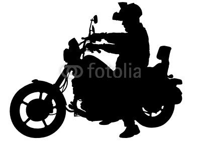 Motorcycle Chopper Vector