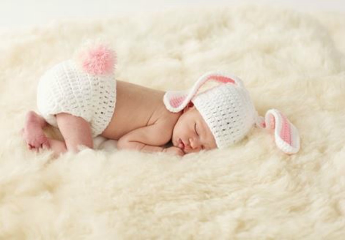 Newborn Baby Girl Easter Bunny Outfit