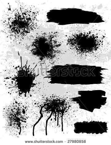 Paint Brush Strokes Vector