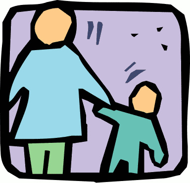 Parent and Child Clip Art