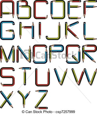 Pencil Alphabet