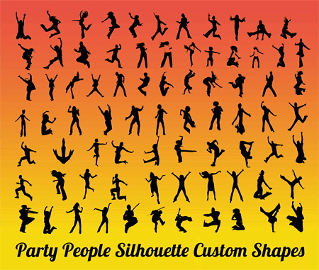 Person Silhouette Photoshop Shape