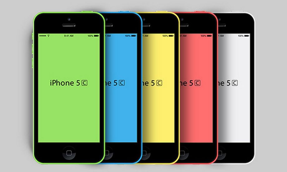 Pink iPhone 5C Blue