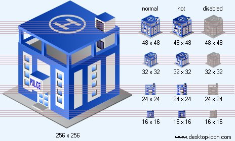 14 Police Building Icons Images