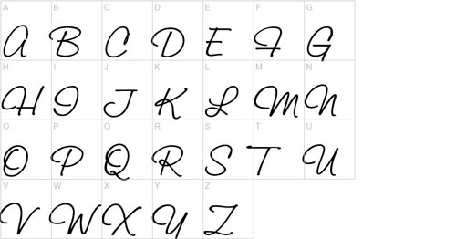 Pretty Handwriting Fonts