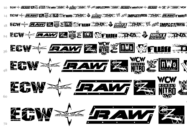 Pro Wrestling Logos