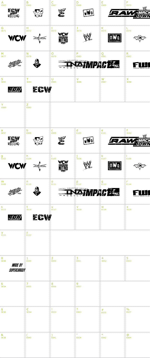 Pro Wrestling Logos