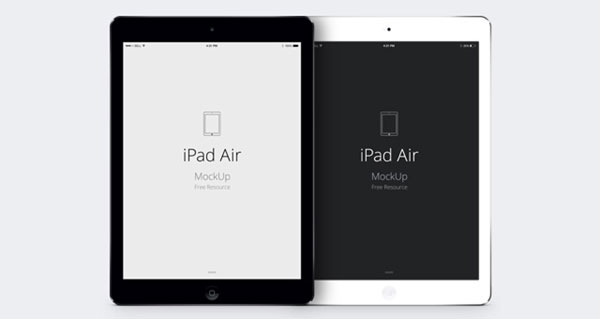 PSD Vector Mockup iPad Air PSD Vector Mockup iPad Air