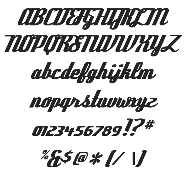 Retro 50s Fonts Retro 50s Fonts