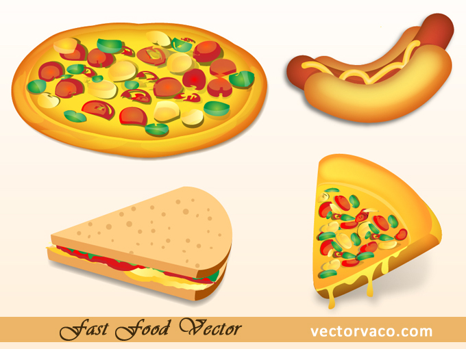 13 Fast Food Vectors Free Images