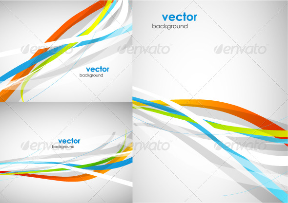 Simple Abstract Lines Vector