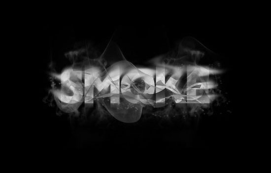 Smoke Text Effect Photoshop