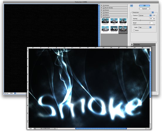 Smoke Text Effect Photoshop